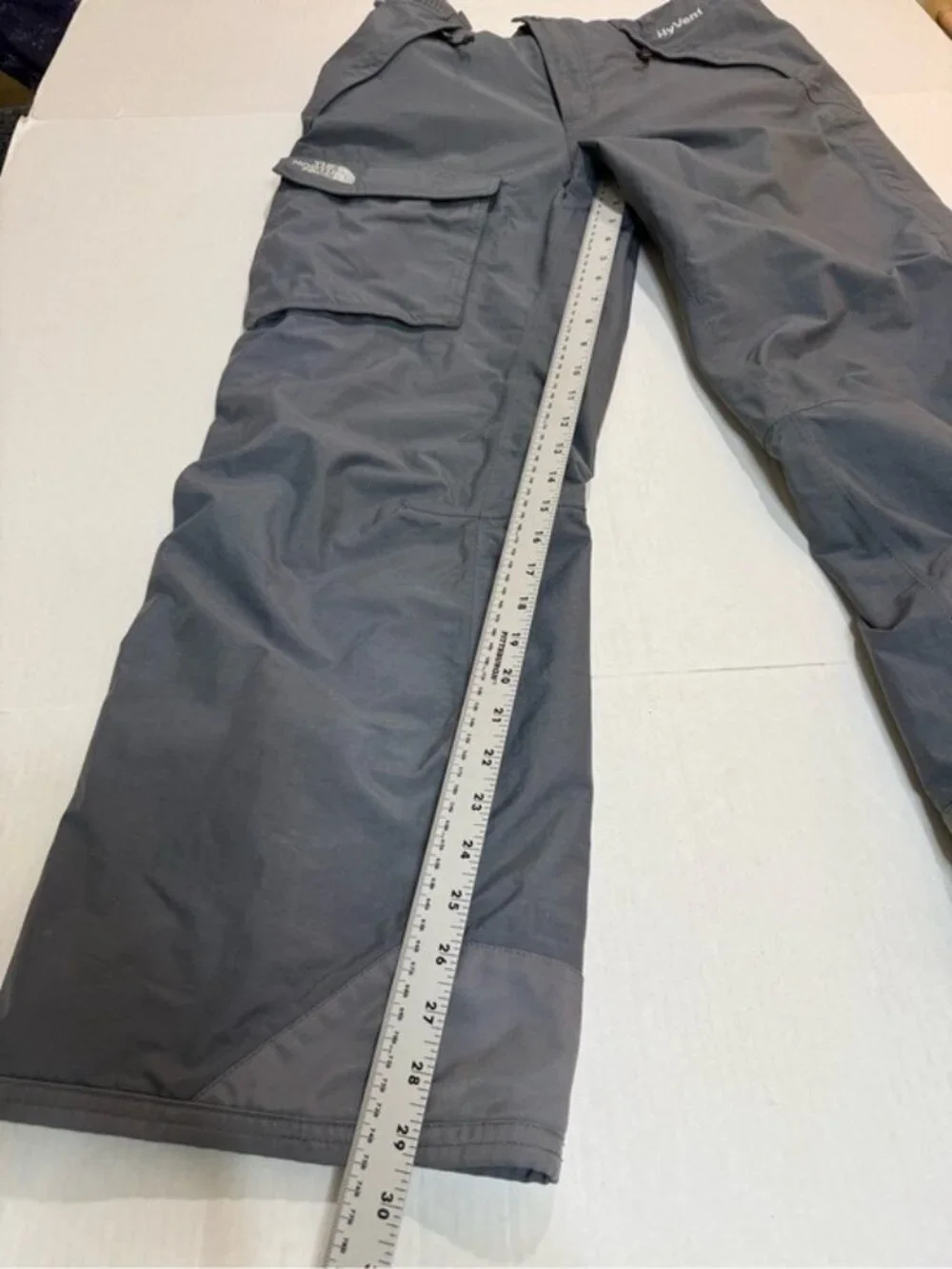 The North Face HyVent Ski Snowboard Pants Men’s Small Gray Waterproof Cargo